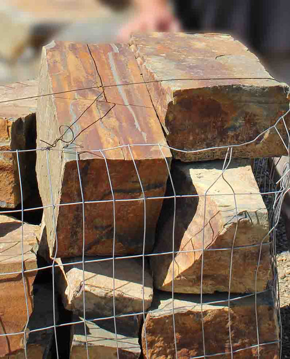 Autumn Gold Quartzite Boulders 12" - 18"
