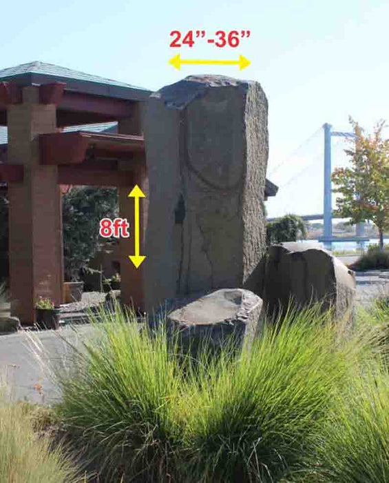 Basalt Column Columbia Boulders 24" - 36" x 5ft - 8ft