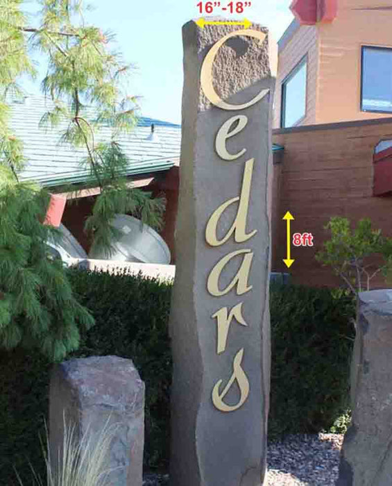 Basalt Column Columbia Boulders 16" - 18" x 5ft - 8ft