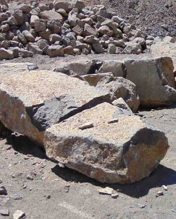 Black Crystal Basalt Boulders 36" - 48"