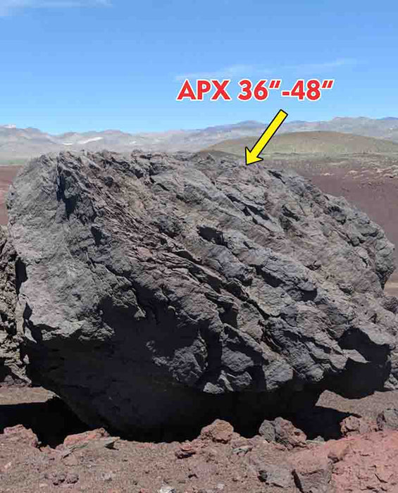 Black Lava Boulders 36" - 48"