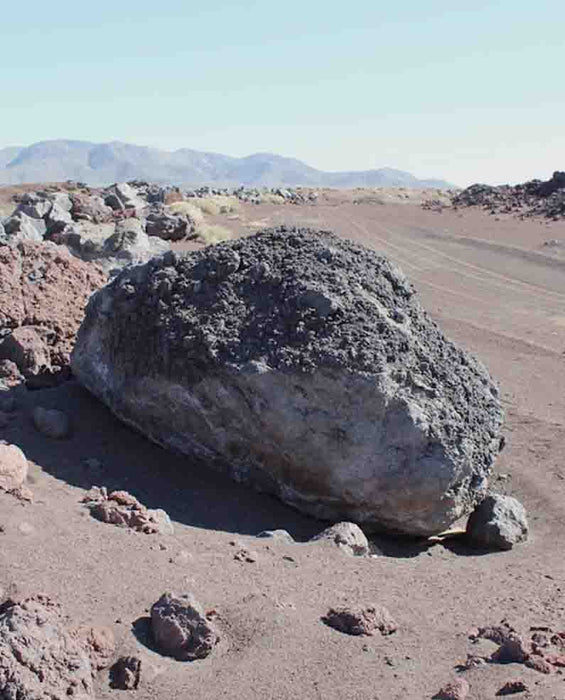 Black n Burgundy Lava Boulders 36" - 48"