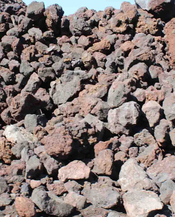 Black n Burgundy Lava Boulders 12" - 18"