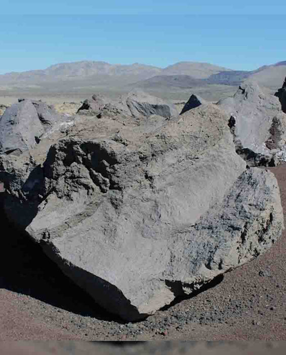 Black n Burgundy Lava Boulders Specimens