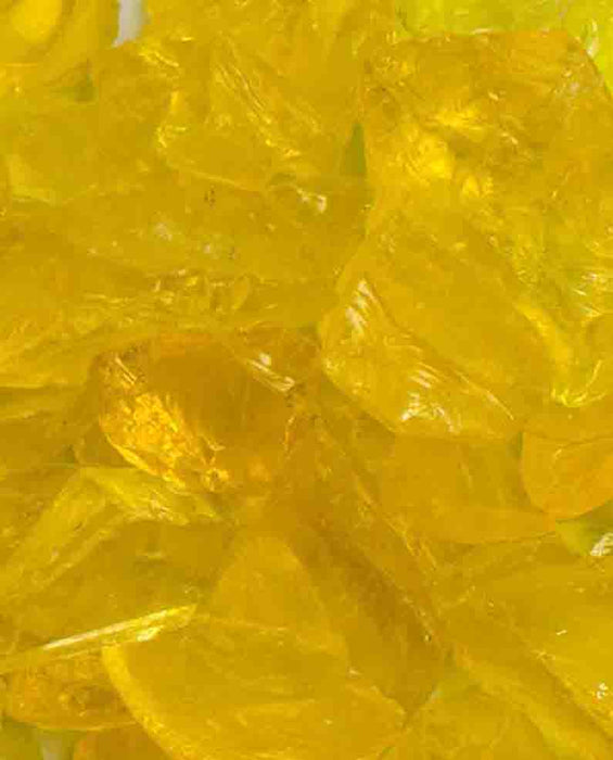 Chunky Yellow Landscape Glass