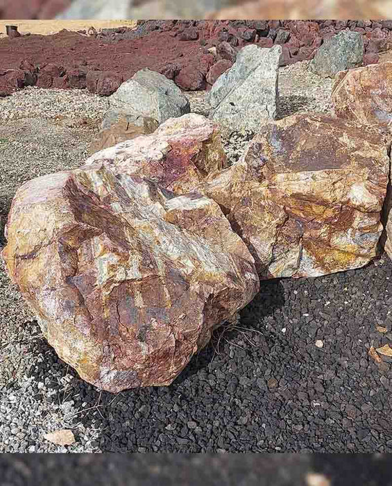 Copper Rose Rock Boulders 30" - 36"