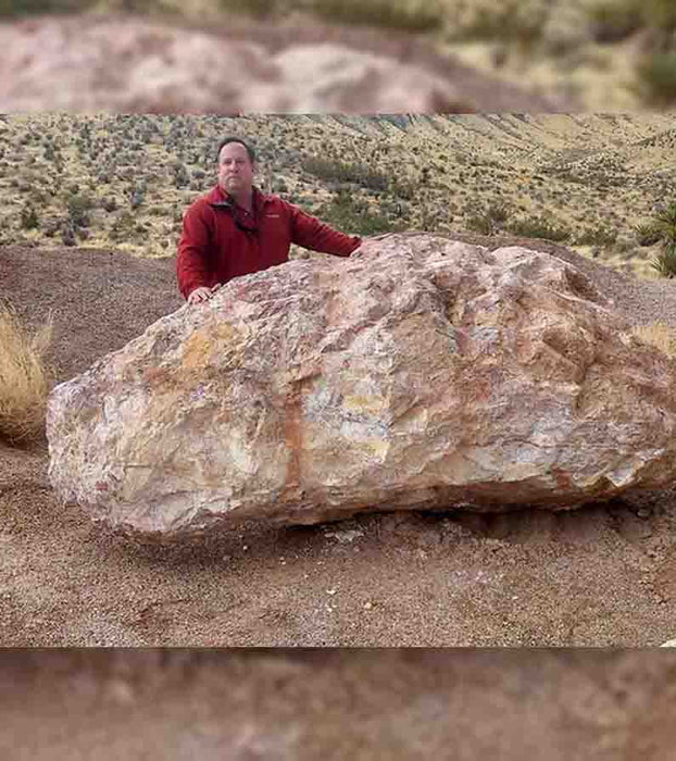Copper Rose Rock Boulders 36" - 48"