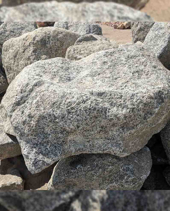 Grey Granite River Boulders 30" - 36"