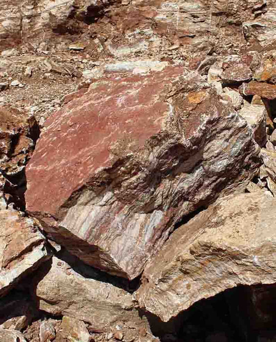 Red Rainbow Onyx Boulders 24"
