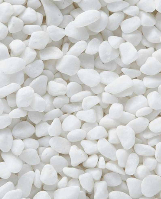 Snow White Pebbles 3/8"