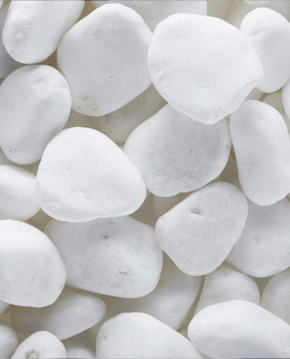 Snow White Pebbles 1/2" - 1"