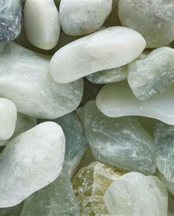Jade Polished Pebbles 1/2" - 1"