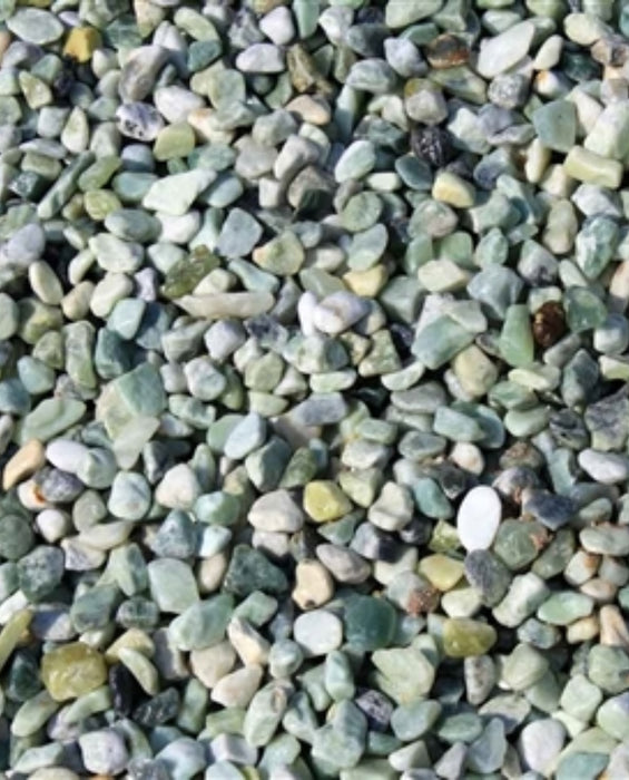Jade Polished Pebbles 3/8"