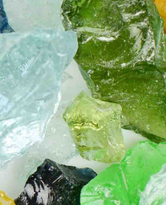 Jewel Mix Tempered Fire Glass