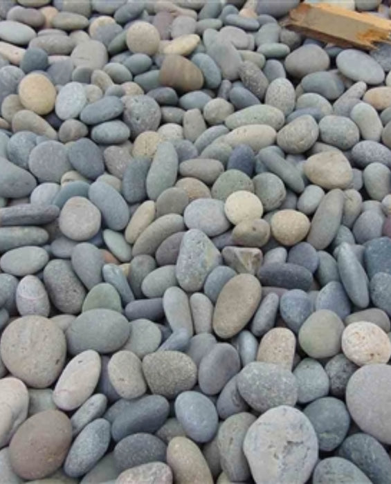 Mixed Colors Mexican Beach Pebbles 2" - 3"