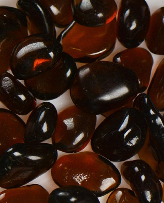 Root Beer Tempered Fire Glass