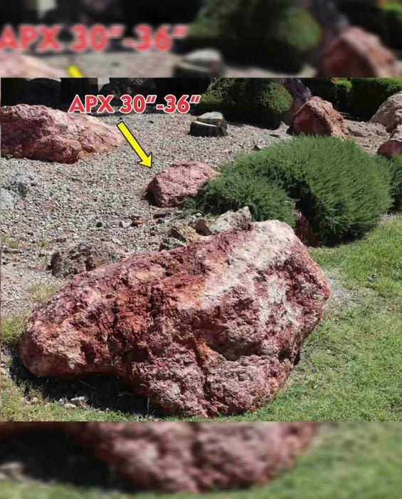 Tuscan Rose Boulders 30" - 36"