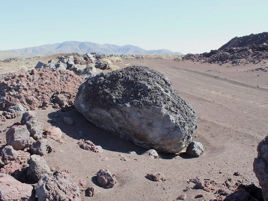 Black n Burgundy Lava Boulders Specimens