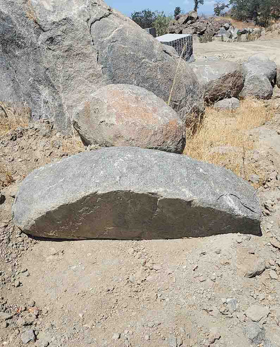 Black Granite Boulders 4'