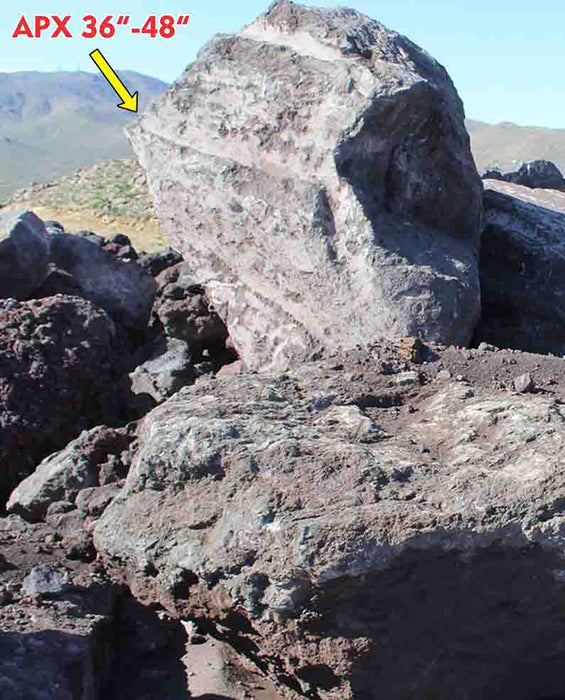 Black Lava Boulders 36" - 48"