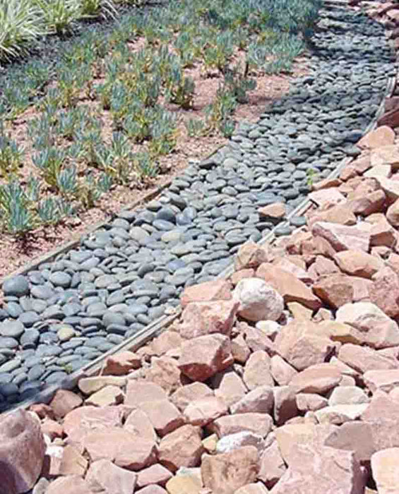Black Mexican Beach Pebbles 2" - 3"