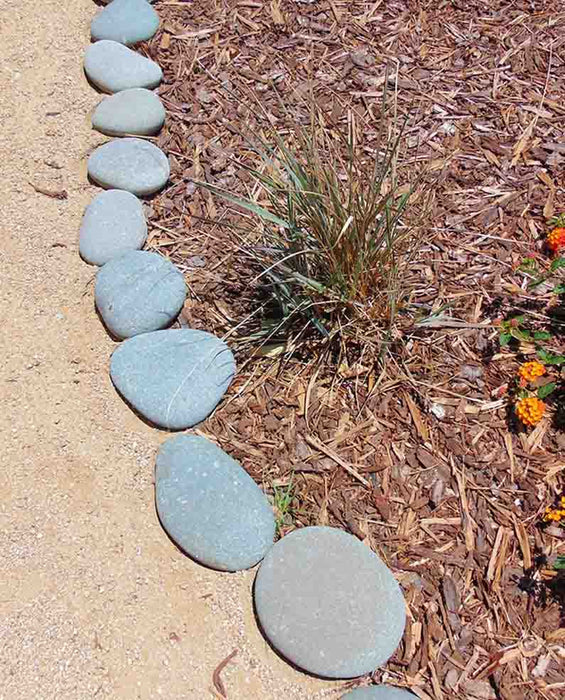 Black Mexican Beach Pebbles 5" - 8"