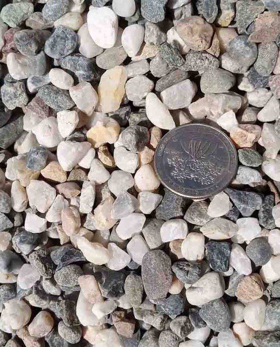 Black and White Zen Pebbles 3/8"