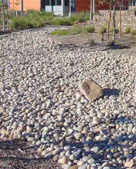 Buff Mexican Beach Pebbles 3" - 5"