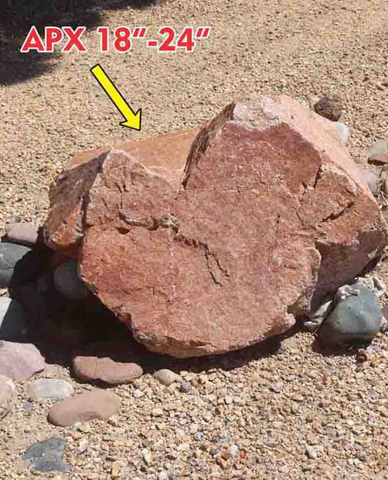 Champagne Pink Granite Boulders 12" - 18"