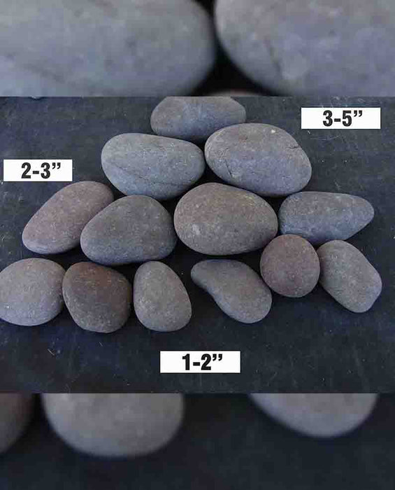 Red Mexican Beach Pebbles 3" - 5"