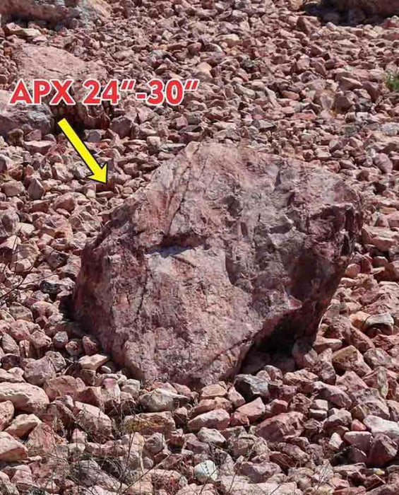 Tuscan Rose Boulders 24" - 30"